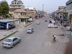 A view of Railway Road, Jhelum